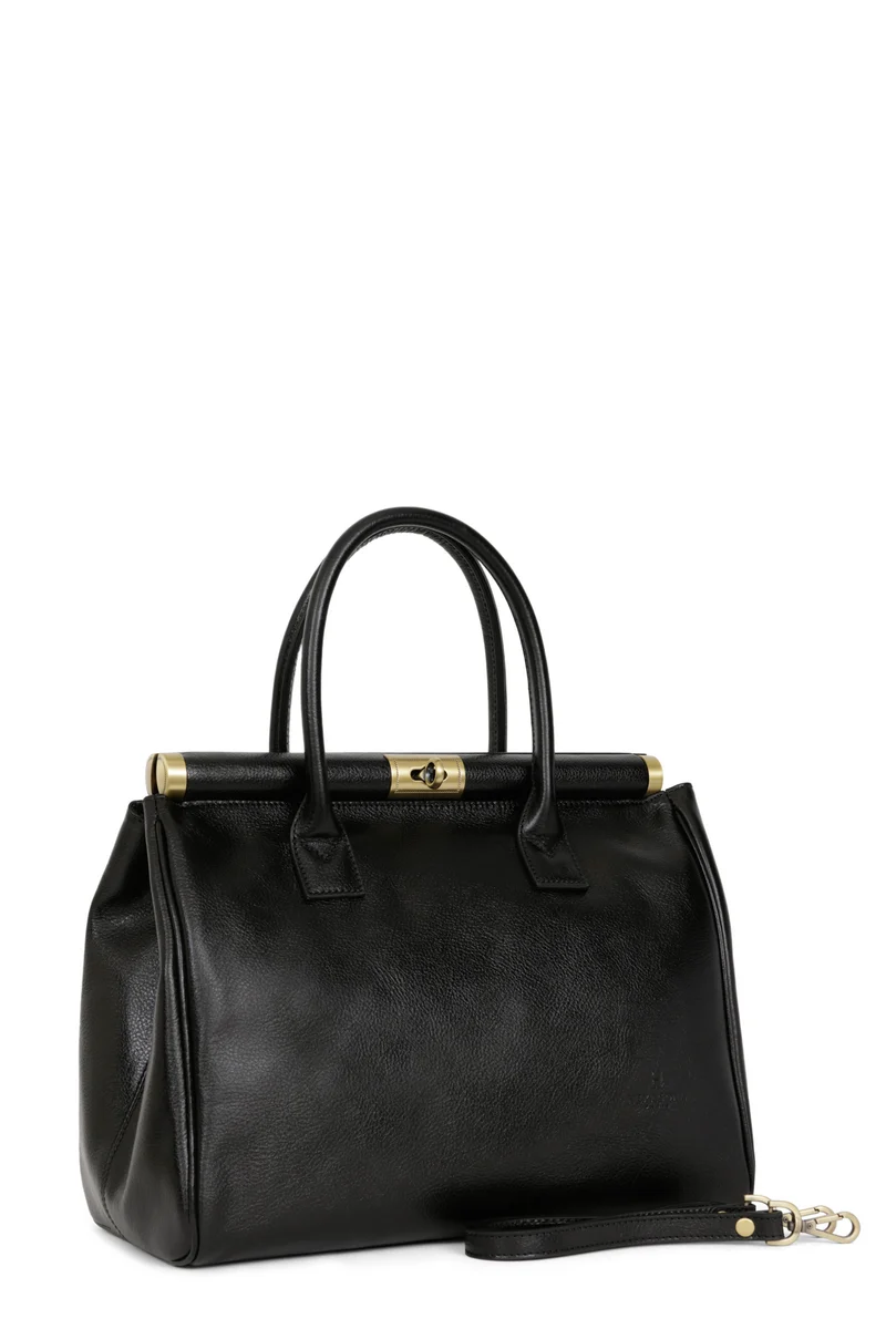 Sac porté main 2 poignées - A4 - Cuir