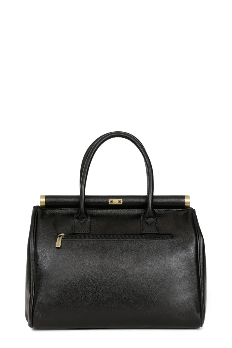 Sac porté main 2 poignées - A4 - Cuir