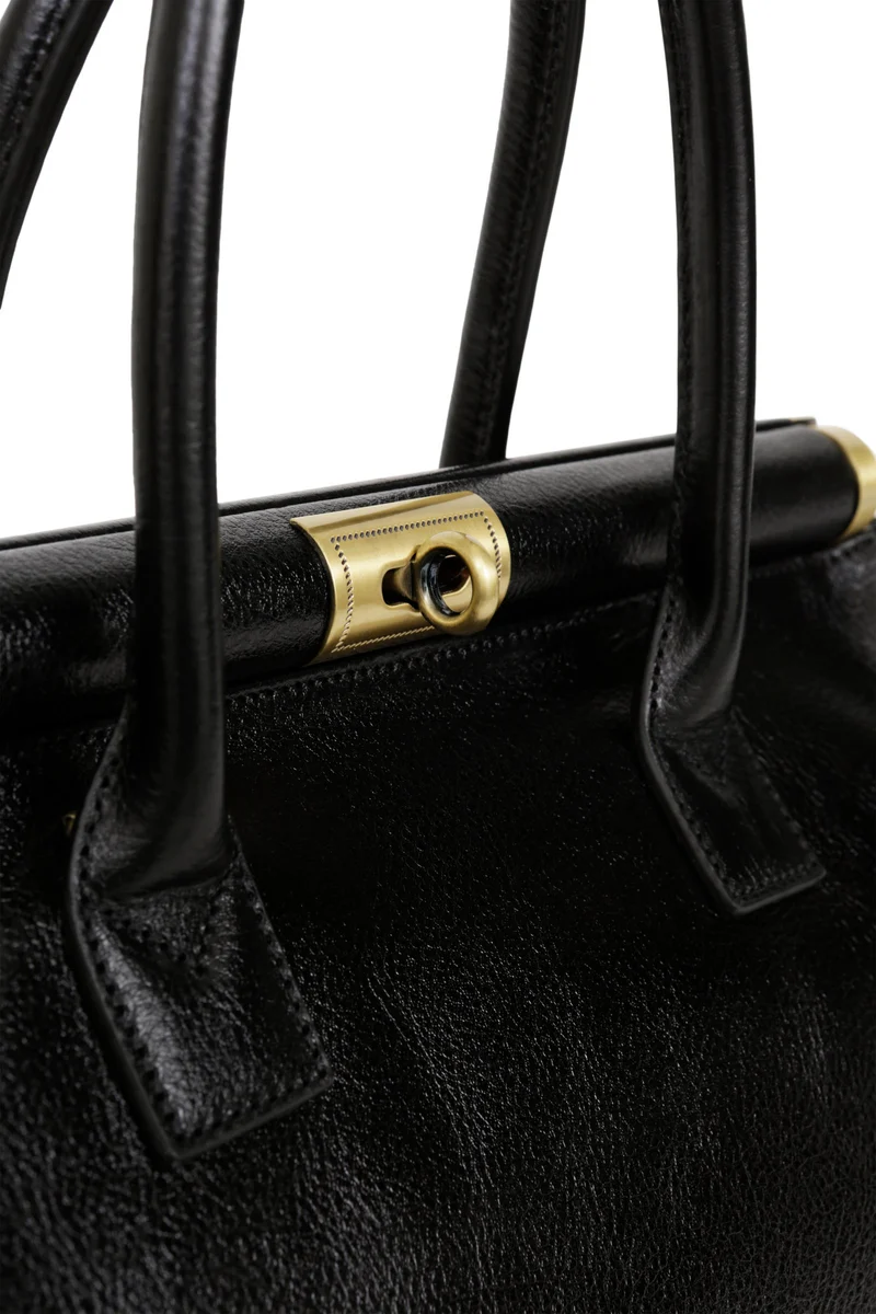 Sac porté main 2 poignées - A4 - Cuir