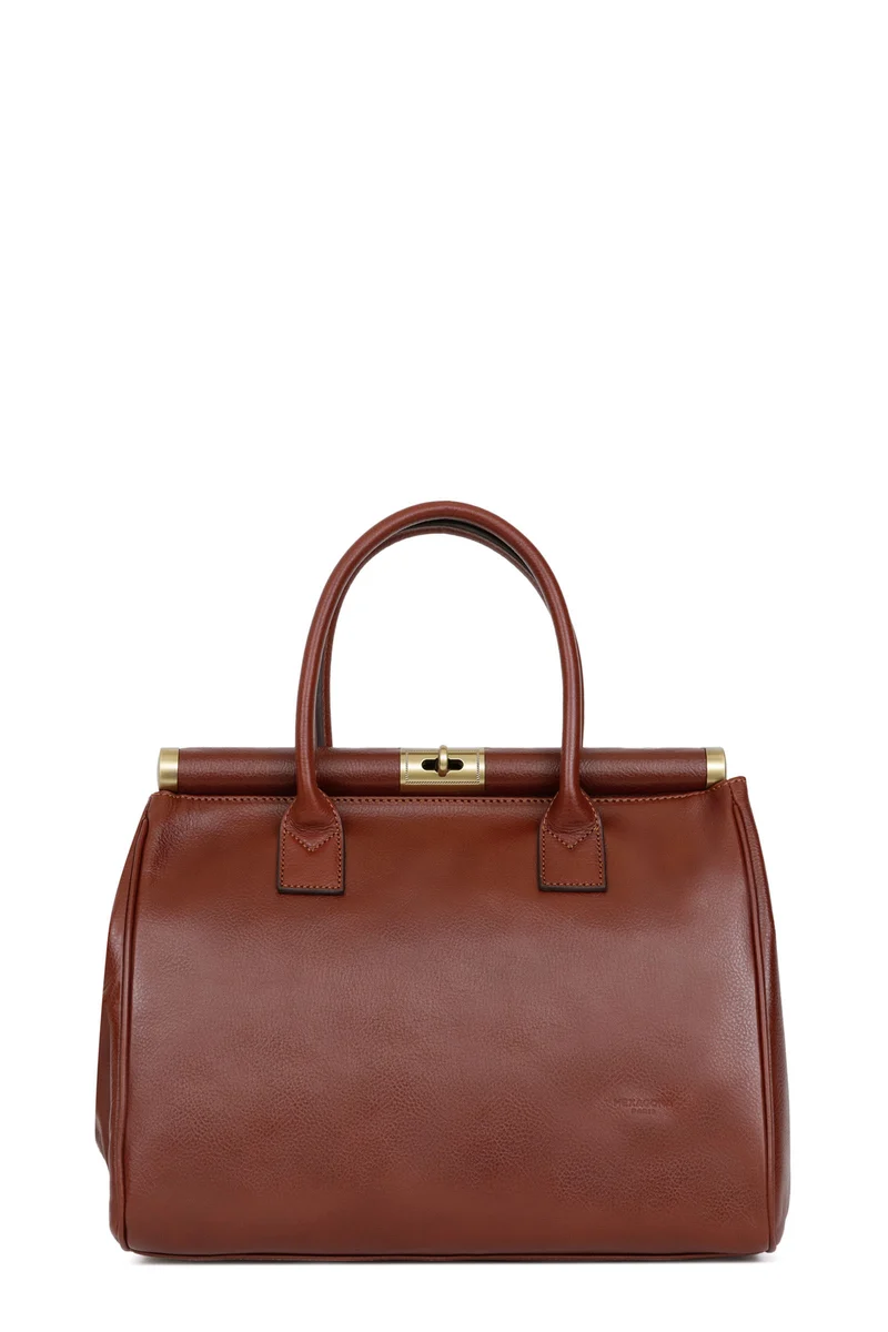 Sac porté main 2 poignées - A4 - Cuir
