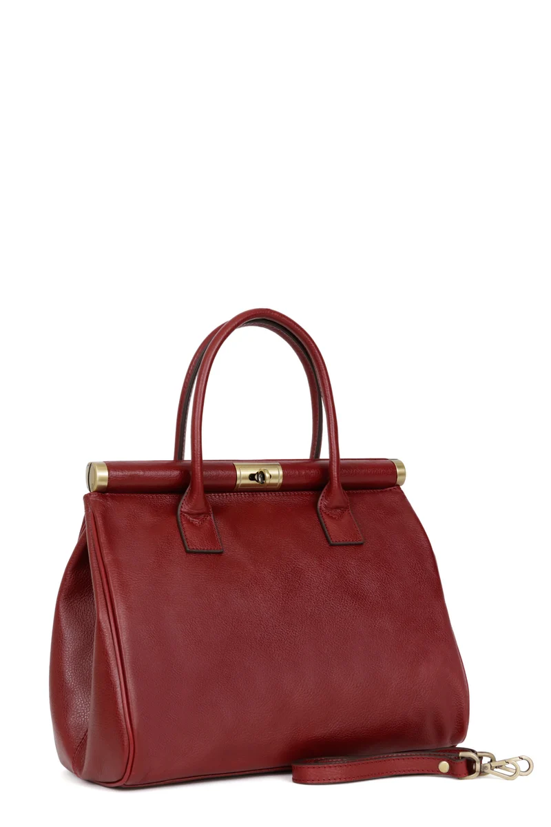 Sac porté main 2 poignées - A4 - Cuir