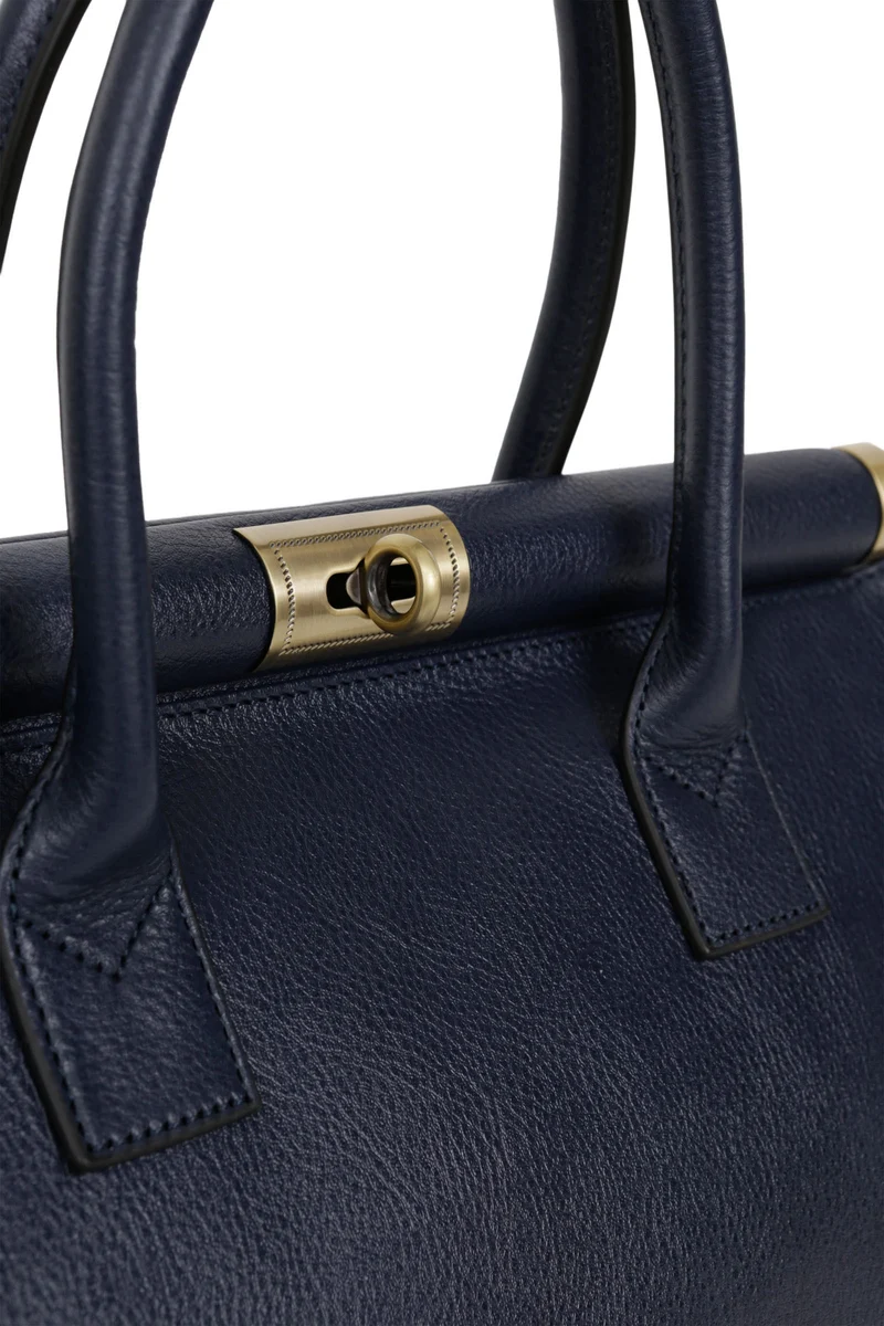 Sac porté main 2 poignées - A4 - Cuir