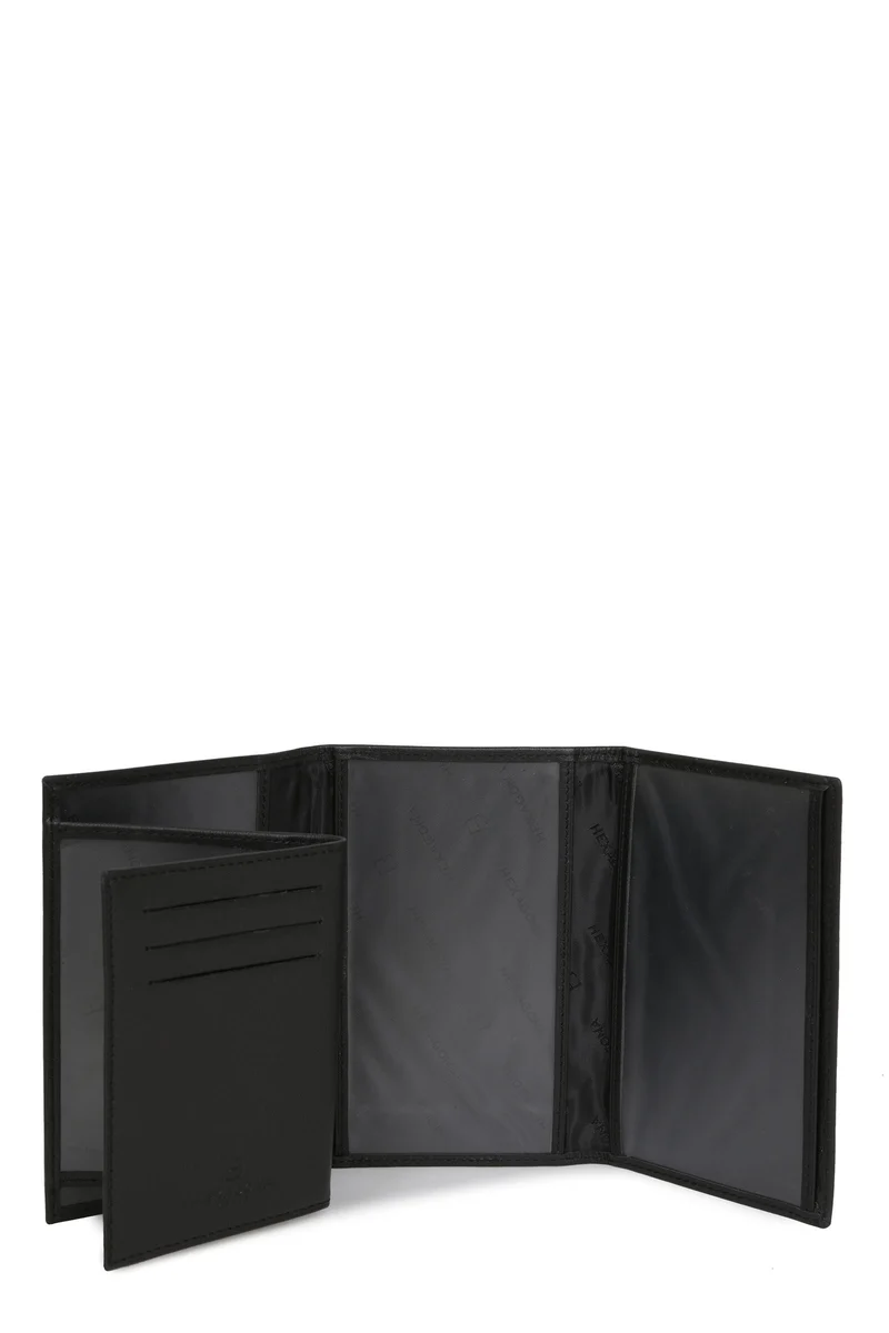 Porte-papiers - 3 volets - Cuir