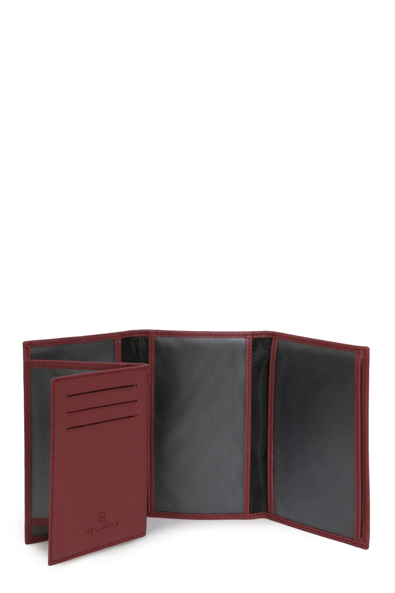 Porte-papiers - 3 volets - Cuir