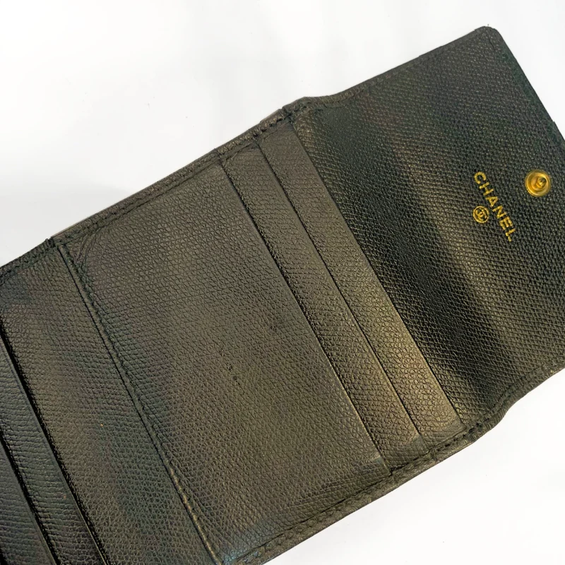 Chanel Portefeuille compact Coco Mark à trois volets