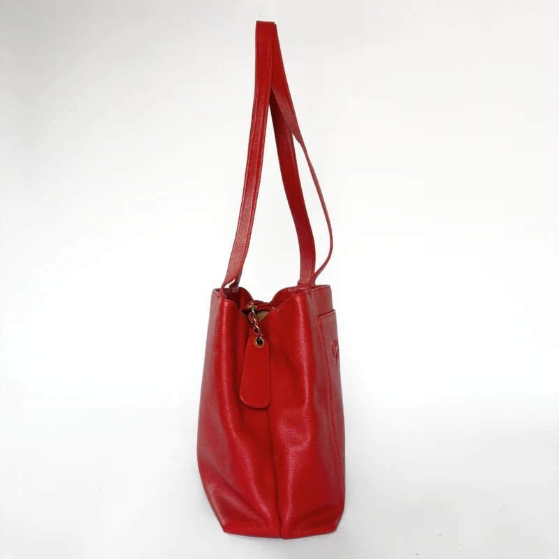 Chanel Big Shopper Cuir rouge
