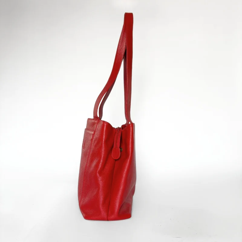 Chanel Big Shopper Cuir rouge