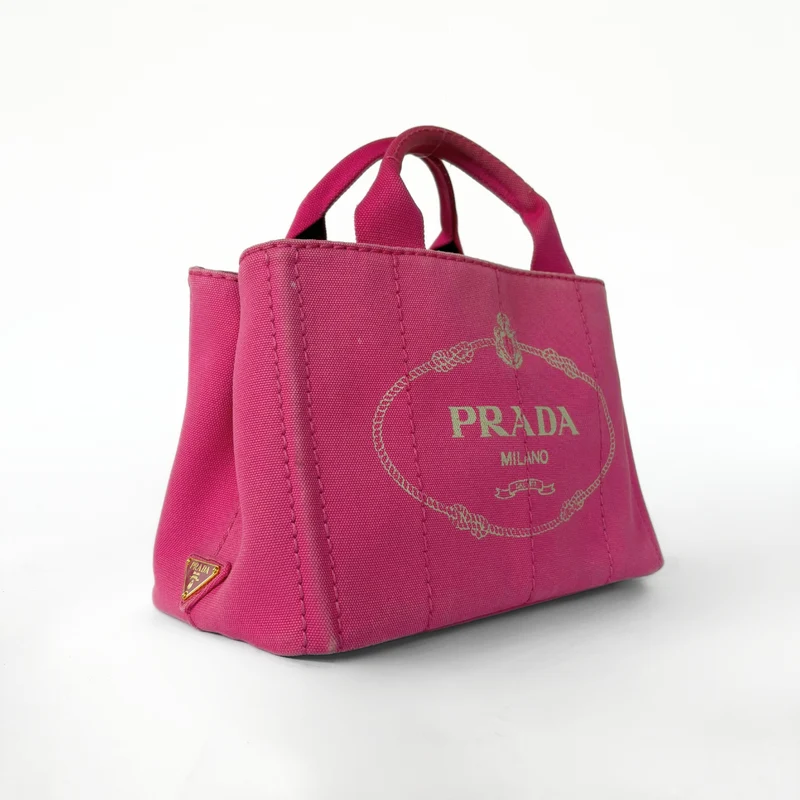 Prada Petit sac fourre-tout en toile Canapa