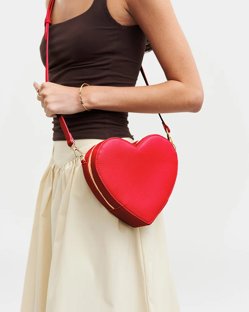 Penelope Heart Crossbody Bag