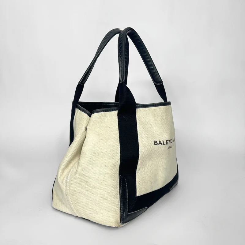 Balenciaga noir / blanc Shopper
