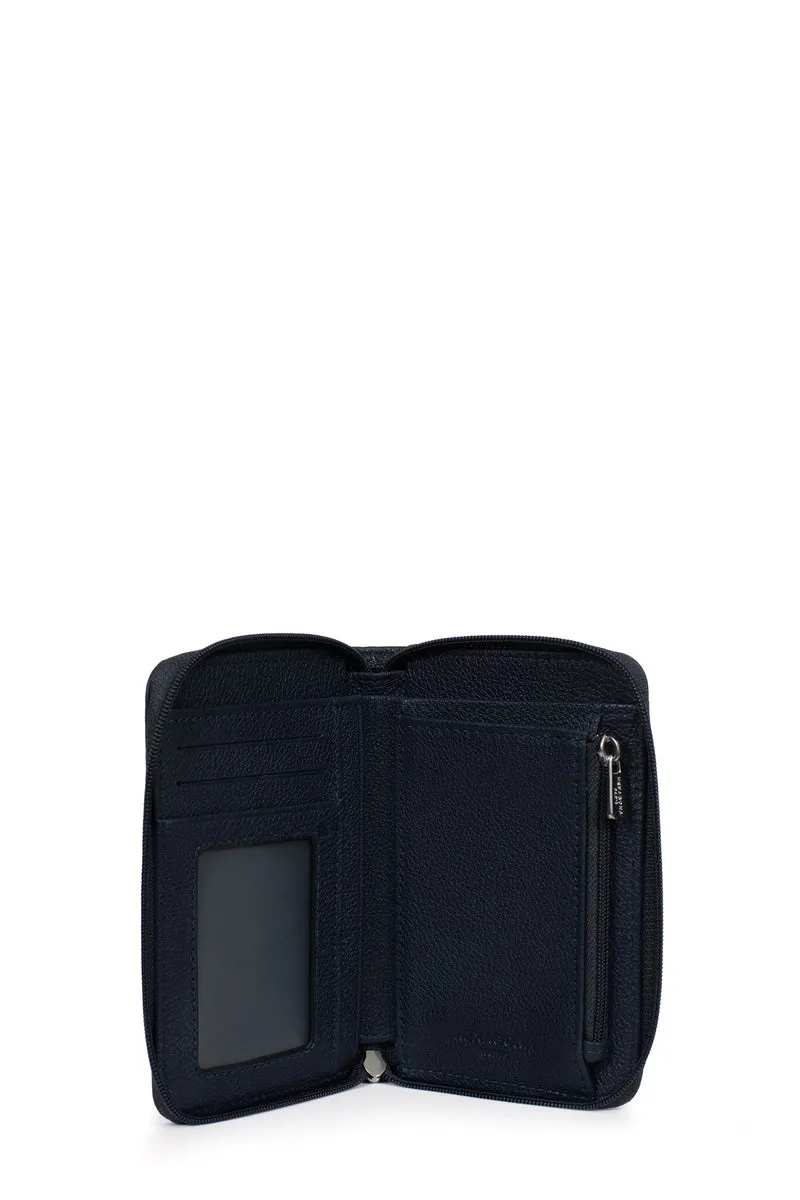 Portefeuille - 1 volet - Stop RFID - Cuir de vachette