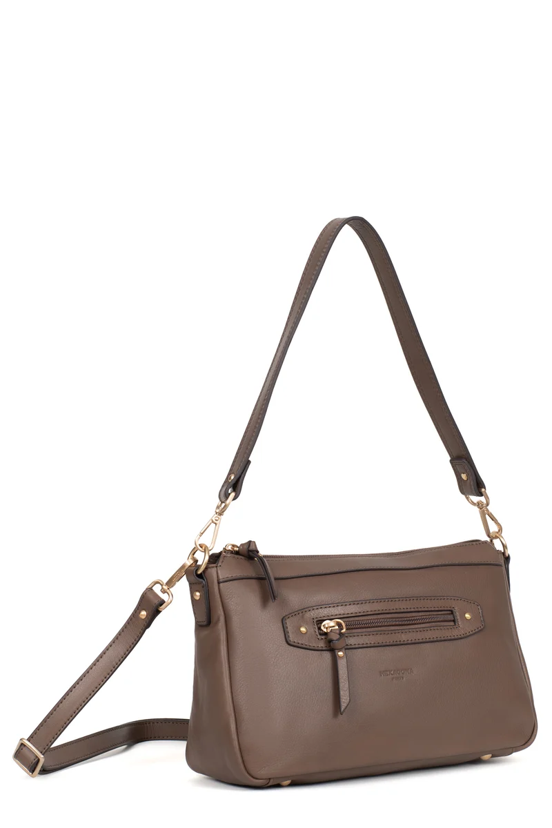 Sac porté épaule 1 anse - Cuir de vachette