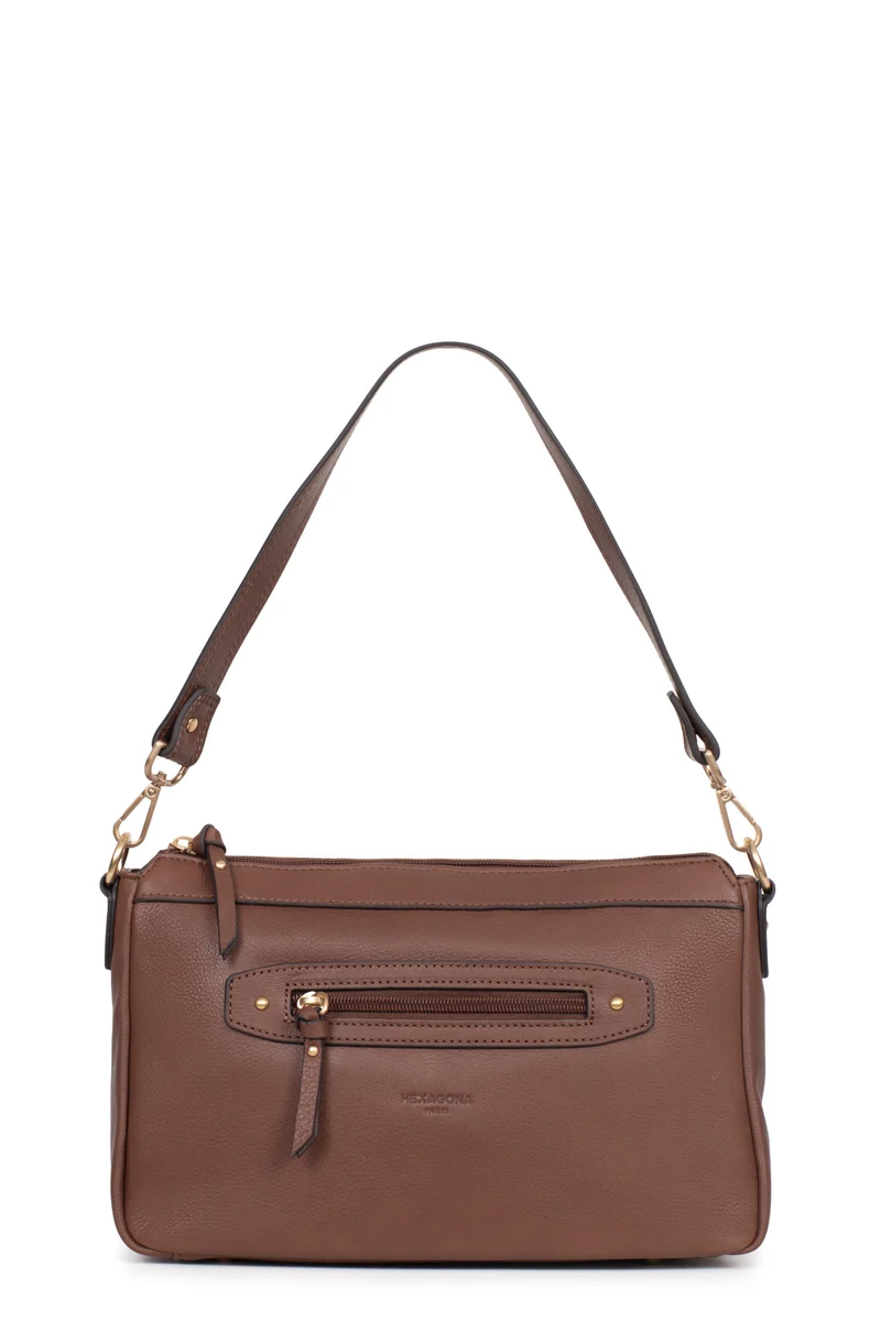 Sac porté épaule 1 anse - Cuir de vachette