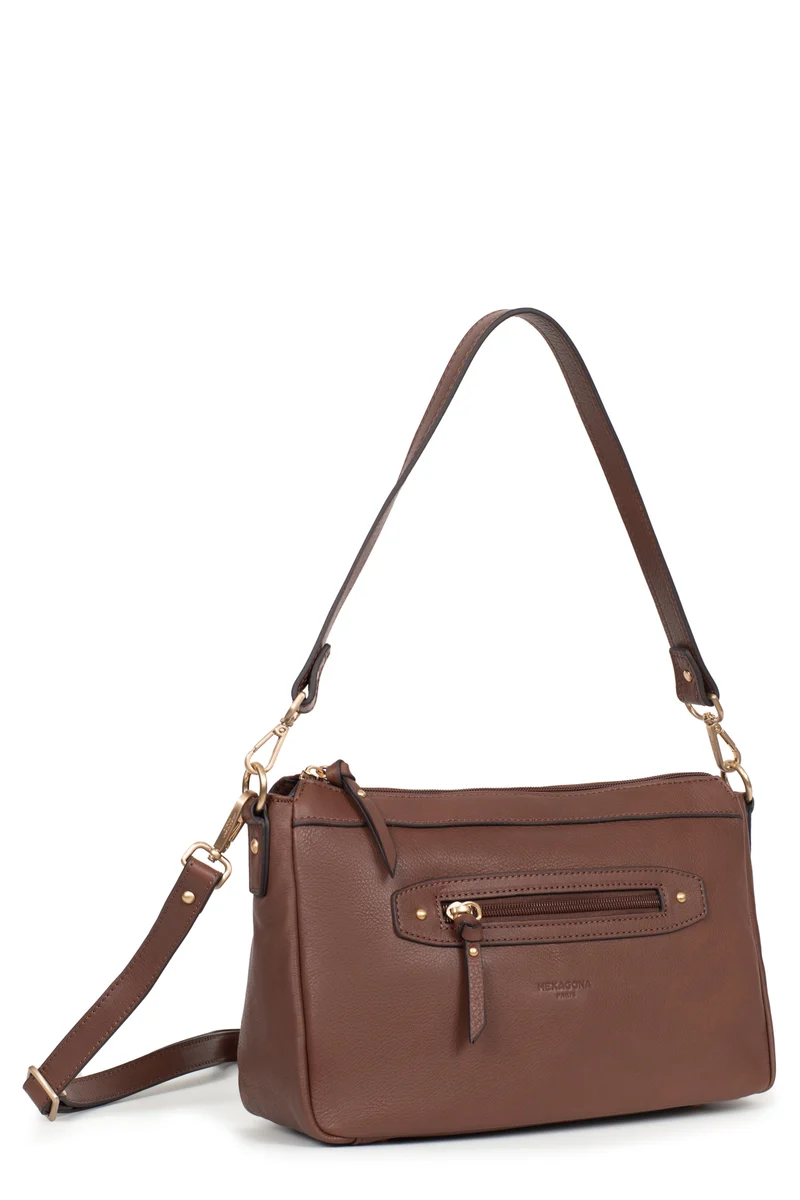 Sac porté épaule 1 anse - Cuir de vachette
