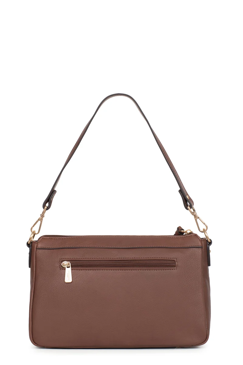 Sac porté épaule 1 anse - Cuir de vachette