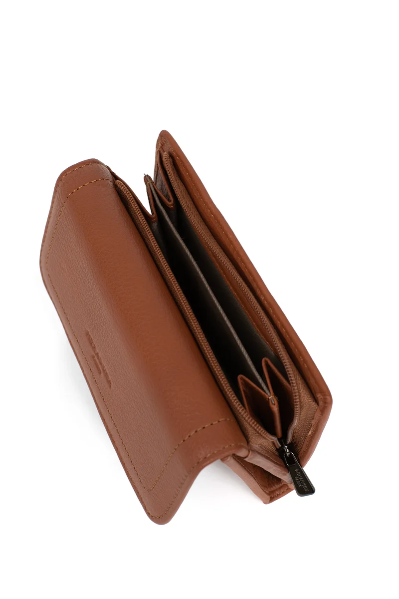 Portefeuille - 1 volet - Stop RFID - Cuir