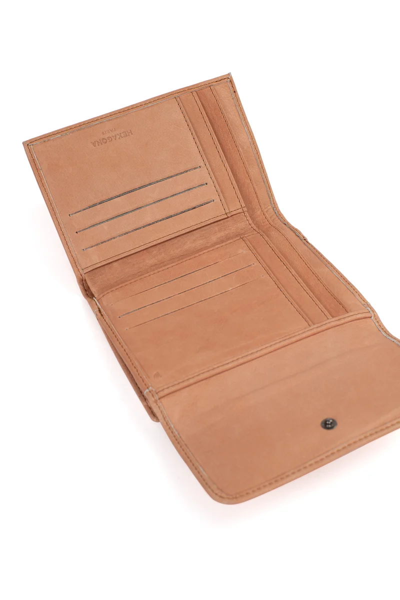 Portefeuille - 1 volet - Stop RFID - Cuir