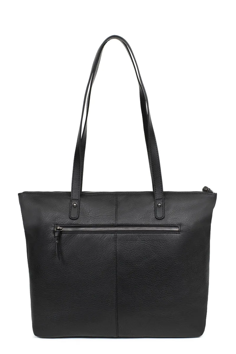 Sac cabas porté épaule - A4 - Cuir