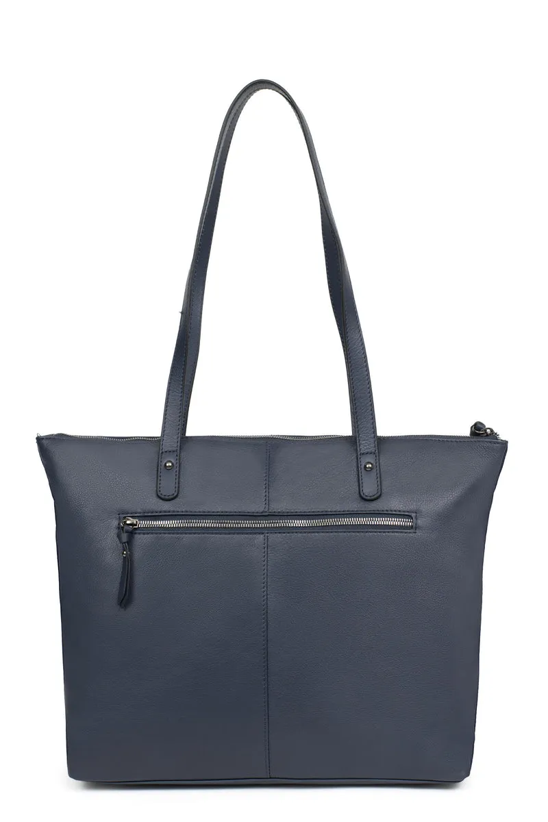 Sac cabas porté épaule - A4 - Cuir