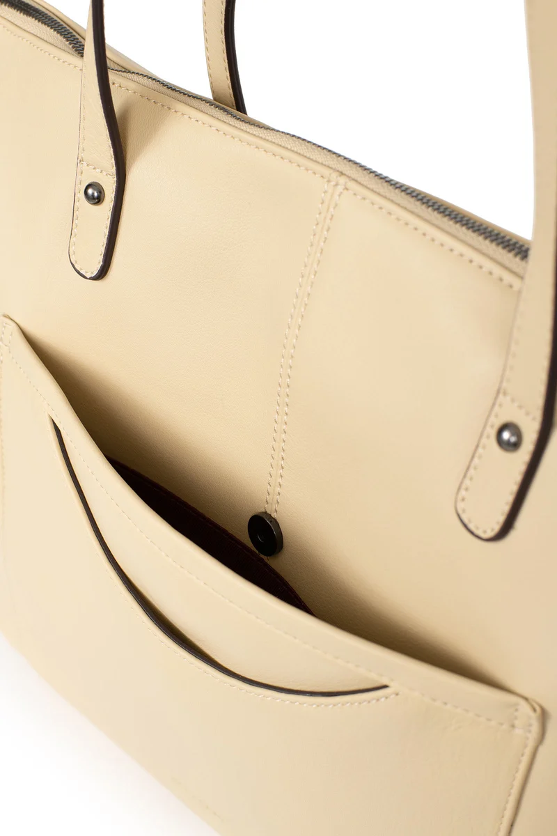 Sac cabas porté épaule - A4 - Cuir