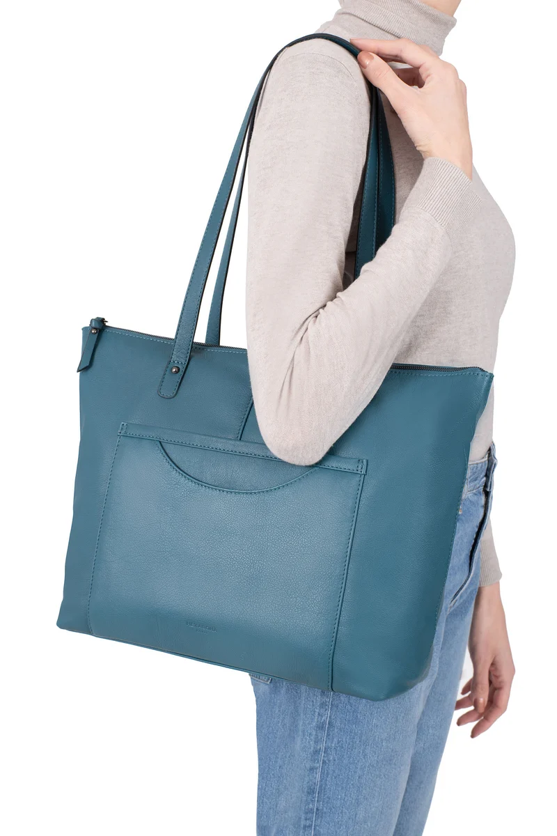 Sac cabas porté épaule - A4 - Cuir