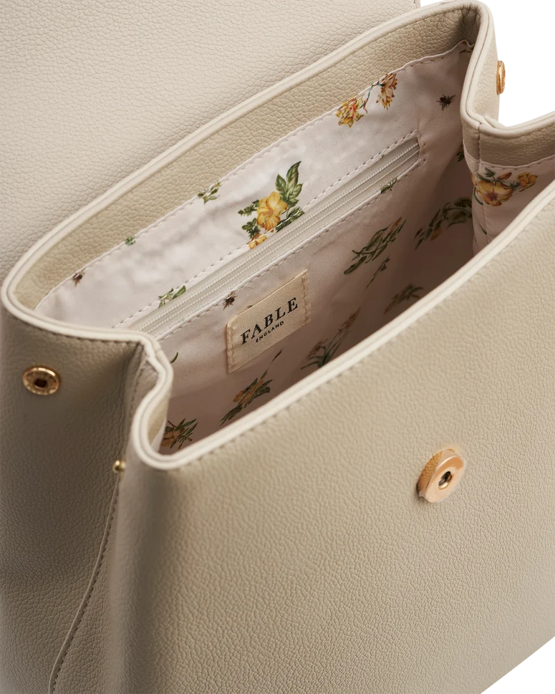Laura Small Backpack in Stone