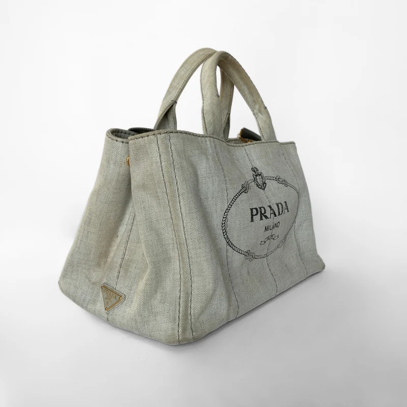 Prada Grand sac fourre-tout Canapa en jean