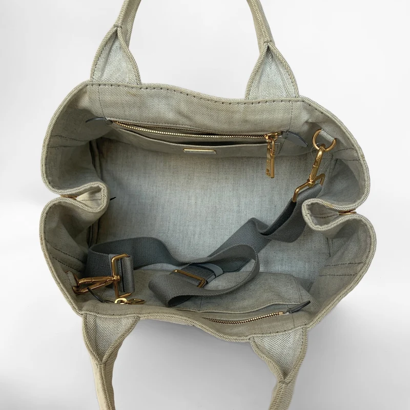 Prada Grand sac fourre-tout Canapa en jean