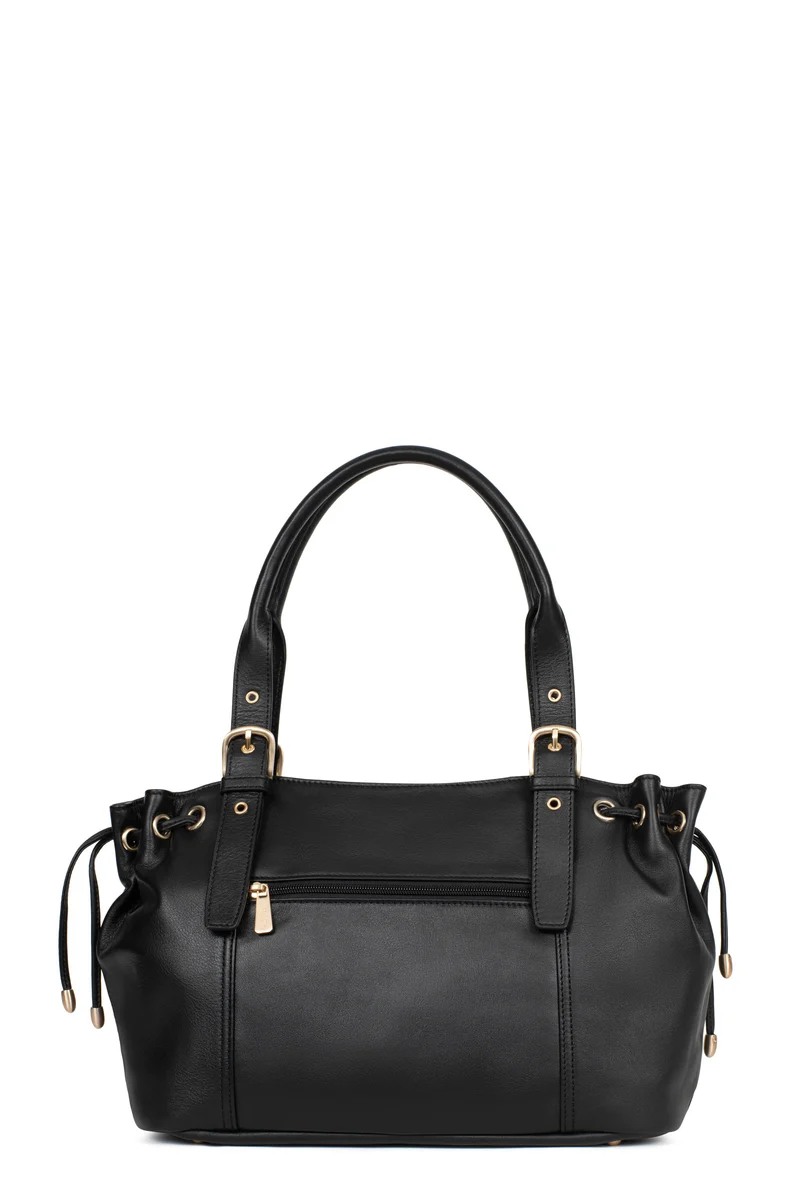 Sac porté épaule 2 anses - Cuir de vachette