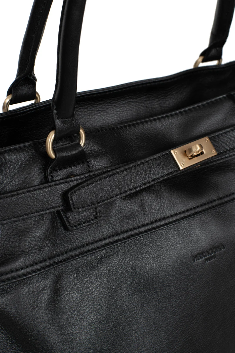 Sac cabas porté épaule - A4 - Cuir de vachette