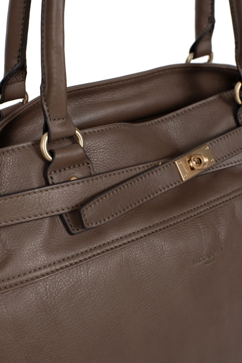 Sac cabas porté épaule - A4 - Cuir de vachette