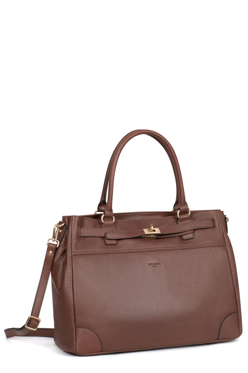 Sac cabas porté épaule - A4 - Cuir de vachette