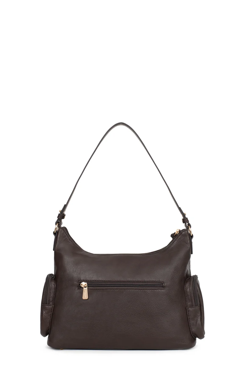 Sac porté épaule 1 anse - Cuir de vachette