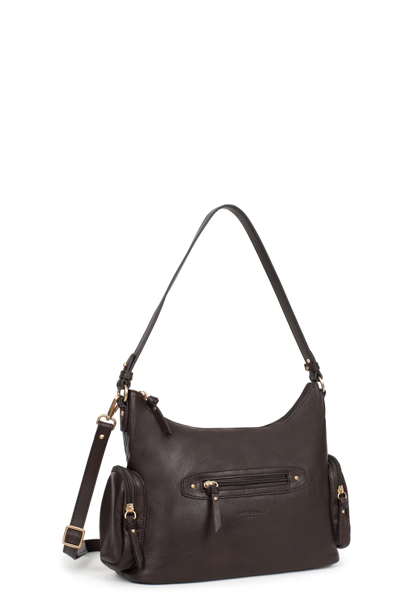 Sac porté épaule 1 anse - Cuir de vachette