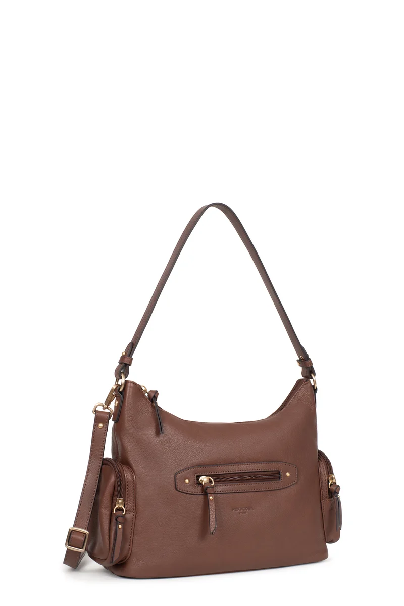 Sac porté épaule 1 anse - Cuir de vachette