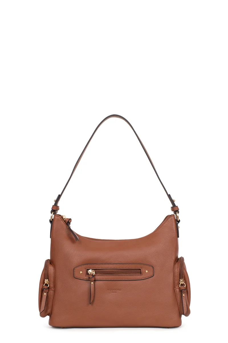 Sac porté épaule 1 anse - Cuir de vachette