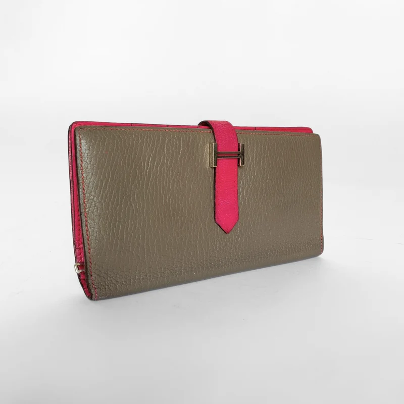 Hermès Bearn Portefeuille Epsom Cuir