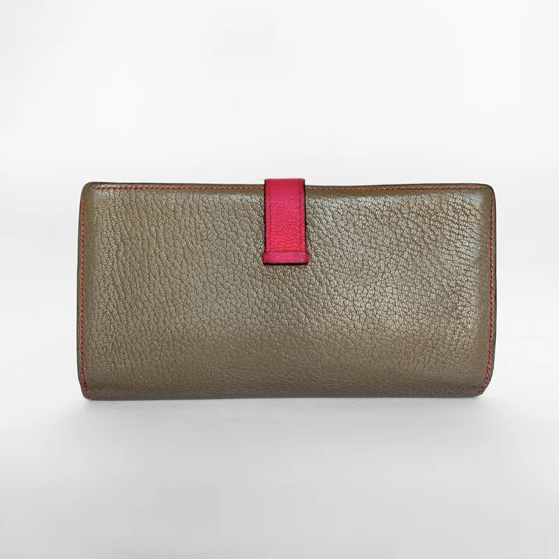 Hermès Bearn Portefeuille Epsom Cuir