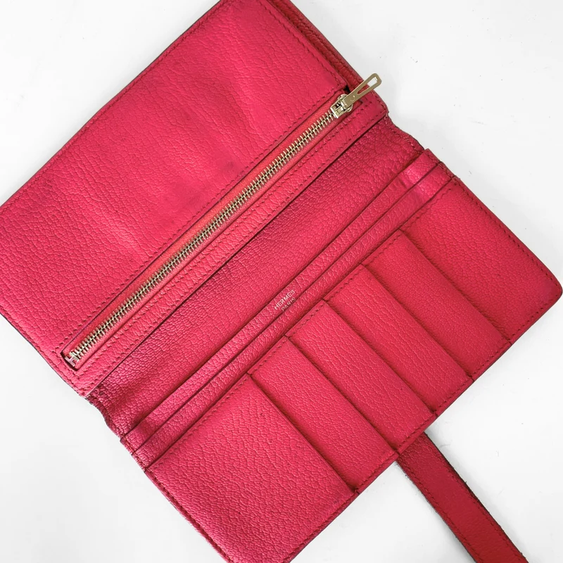 Hermès Bearn Portefeuille Epsom Cuir