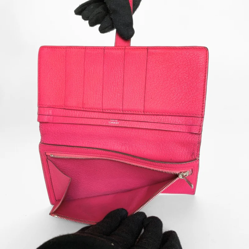 Hermès Bearn Portefeuille Epsom Cuir