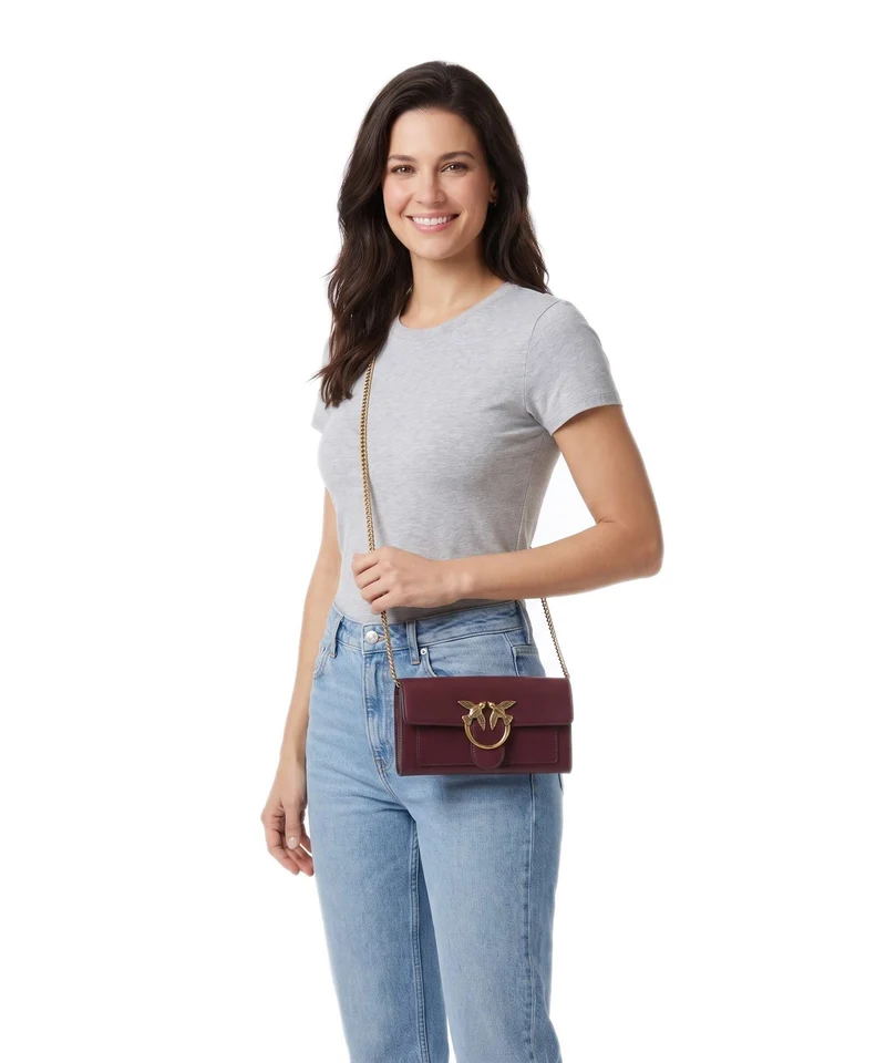 Pinko Love One Portefeuille ribes intenso/antique gold