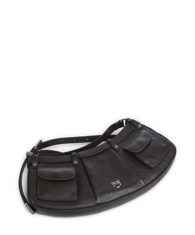 Pinko Pocket Mini Sac porté épaule marrone marasca/mix gold