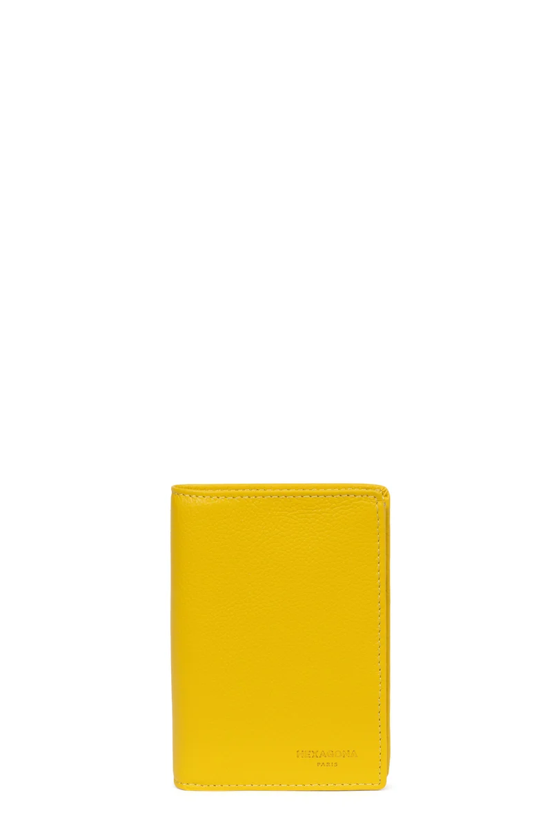 Portefeuille européen - 2 volets - Cuir
