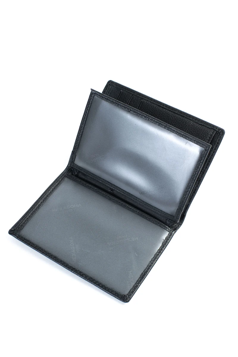 Portefeuille européen - 2 volets - Cuir