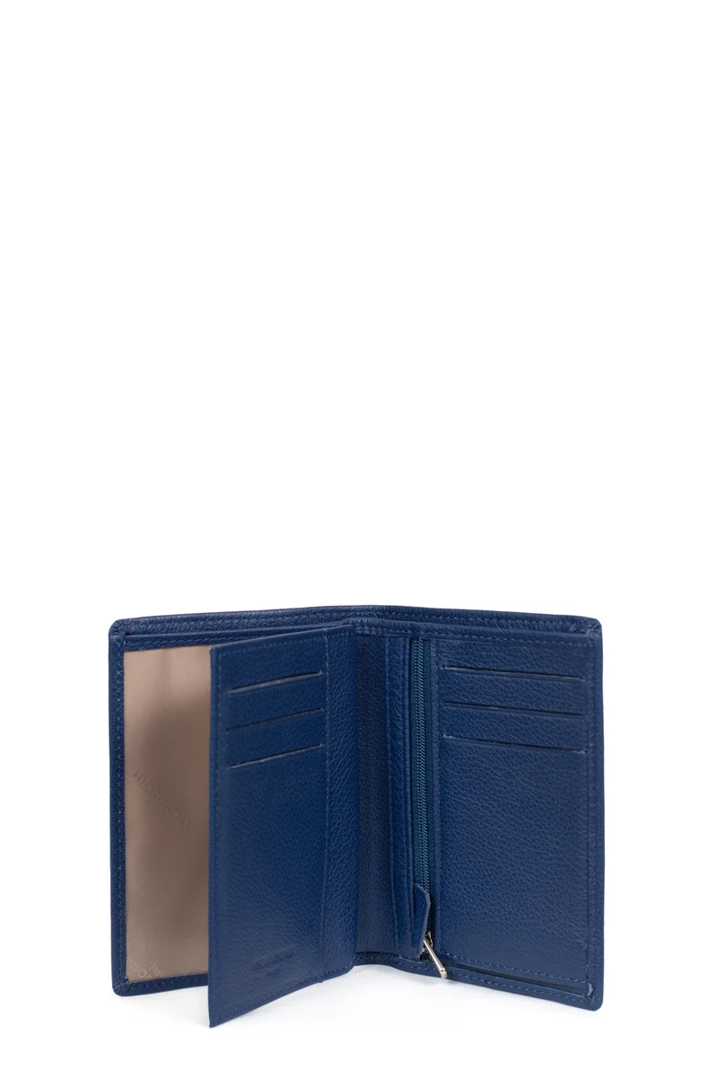Portefeuille européen - 2 volets - Cuir