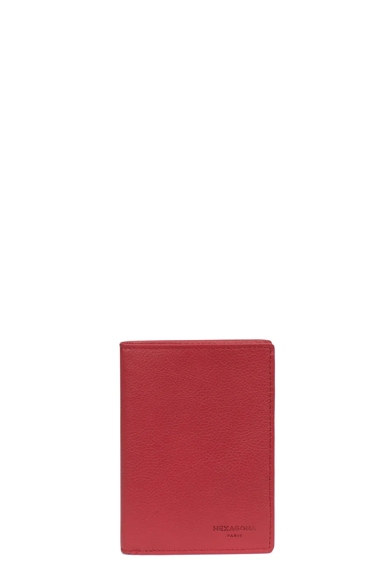 Portefeuille européen - 2 volets - Cuir