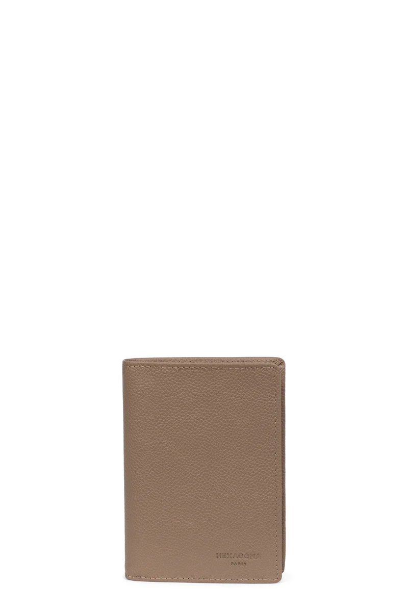 Portefeuille européen - 2 volets - Cuir