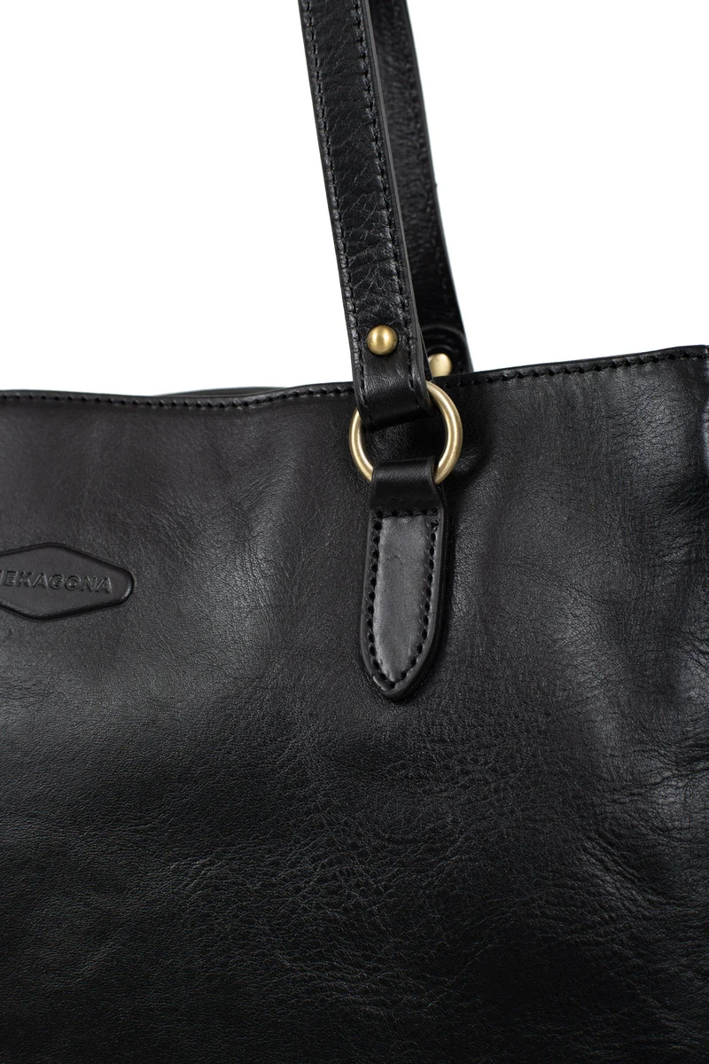 Sac porté épaule 2 anses - A4 - Cuir