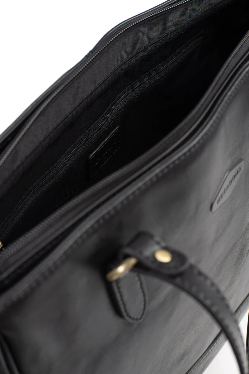 Sac porté épaule 2 anses - A4 - Cuir