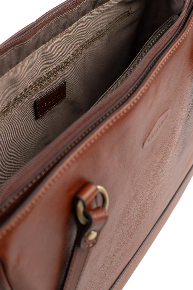 Sac porté épaule 2 anses - A4 - Cuir